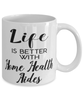 Funny Home Health Aide Mug Life Is Better With Home Health Aides Coffee Cup 11oz 15oz White