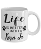 Funny Korn Ja Cat Mug Life Is Better With A Korn Ja Coffee Cup 11oz 15oz White