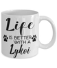 Funny Lykoi Cat Mug Life Is Better With A Lykoi Coffee Cup 11oz 15oz White
