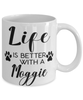 Funny Moggie Cat Mug Life Is Better With A Moggie Coffee Cup 11oz 15oz White