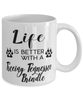 Funny Treeing Tennessee Brindle Dog Mug Life Is Better With A Treeing Tennessee Brindle Coffee Cup 11oz 15oz White