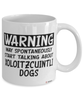 Funny Xoloitzcuintli Mug Warning May Spontaneously Start Talking About Xoloitzcuintli Dogs Coffee Cup White