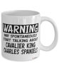 Cavalier King Charles Spaniel Mug May Spontaneously Start Talking About Cavalier King Charles Spaniels Coffee Cup White