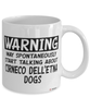 Funny Cirneco dell'Etna Mug Warning May Spontaneously Start Talking About Cirneco dell'Etna Dogs Coffee Cup White