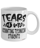 Funny Accounting Technician Professor Teacher Mug Tears Of My Accounting Technician Students Coffee Cup White