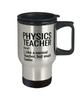 Funny Physics Teacher Travel Mug Like A Normal Teacher But Much Cooler 14oz Stainless Steel