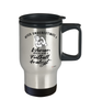 Football Analyst Travel Mug Never Underestimate A Woman Who Is Also A Football Analyst 14oz Stainless Steel