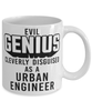 Funny Urban Engineer Mug Evil Genius Cleverly Disguised As A Urban Engineer Coffee Cup 11oz 15oz White