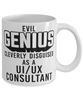 Funny UI/UX Consultant Mug Evil Genius Cleverly Disguised As A UI/UX Consultant Coffee Cup 11oz 15oz White