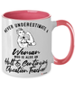 Adult Continuing Education Teacher Mug Never Underestimate A Woman Who Is Also An Adult Continuing Education Teacher Coffee Cup Two Tone Pink 11oz