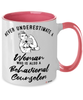 Behavioral Counselor Mug Never Underestimate A Woman Who Is Also A Behavioral Counselor Coffee Cup Two Tone Pink 11oz