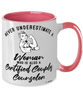 Certified Couples Counselor Mug Never Underestimate A Woman Who Is Also A Certified Couples Counselor Coffee Cup Two Tone Pink 11oz