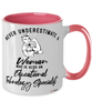 Educational Technology Specialist Mug Never Underestimate A Woman Who Is Also An Educational Technology Specialist Coffee Cup Two Tone Pink 11oz