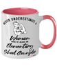 Elementary School Counselor Mug Never Underestimate A Woman Who Is Also An Elementary School Counselor Coffee Cup Two Tone Pink 11oz