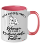 Kindergarten Teacher Mug Never Underestimate A Woman Who Is Also A Kindergarten Teacher Coffee Cup Two Tone Pink 11oz