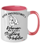 Systems Modeler Mug Never Underestimate A Woman Who Is Also A Systems Modeler Coffee Cup Two Tone Pink 11oz