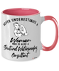 Structural Waterproofing Consultant Mug Never Underestimate A Woman Who Is Also A Structural Waterproofing Consultant Coffee Cup Two Tone Pink 11oz