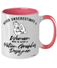Motion Graphics Designer Mug Never Underestimate A Woman Who Is Also A Motion Graphics Designer Coffee Cup Two Tone Pink 11oz
