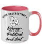 Political Architect Mug Never Underestimate A Woman Who Is Also A Political Architect Coffee Cup Two Tone Pink 11oz