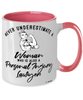 Personal Injury Lawyer Mug Never Underestimate A Woman Who Is Also A Personal Injury Lawyer Coffee Cup Two Tone Pink 11oz