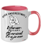 Chemical Engineer Mug Never Underestimate A Woman Who Is Also A Chemical Engineer Coffee Cup Two Tone Pink 11oz