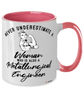Metallurgical Engineer Mug Never Underestimate A Woman Who Is Also A Metallurgical Engineer Coffee Cup Two Tone Pink 11oz