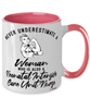 NICU Nurse Mug Never Underestimate A Woman Who Is Also A Neonatal Intensive Care Unit Nurse Coffee Cup Two Tone Pink 11oz