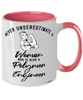 Polymer Engineer Mug Never Underestimate A Woman Who Is Also A Polymer Engineer Coffee Cup Two Tone Pink 11oz