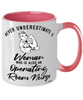 OR Nurse Mug Never Underestimate A Woman Who Is Also An Operating Room Nurse Coffee Cup Two Tone Pink 11oz