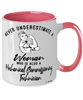 Mechanical Commissioning Technician Mug Never Underestimate A Woman Who Is Also A Mechanical Commissioning Tech Coffee Cup Two Tone Pink 11oz