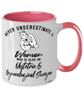 Obstetric Gynecological Surgeon Mug Never Underestimate A Woman Who Is Also An Obstetric Gynecological Surgeon Coffee Cup Two Tone Pink 11oz