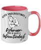 Gastroenterologist Mug Never Underestimate A Woman Who Is Also A Gastroenterologist Coffee Cup Two Tone Pink 11oz