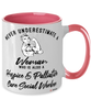 Hospice Palliative Care Social Worker Mug Never Underestimate A Woman Who Is Also A Hosp Palliat Care Social Worker Coffee Cup Two Tone Pink 11oz
