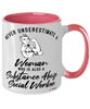 Substance Abuse Social Worker Mug Never Underestimate A Woman Who Is Also A Substance Abuse Social Worker Coffee Cup Two Tone Pink 11oz