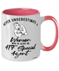 ATF Mug Never Underestimate A Woman Who Is Also An ATF Special Agent Coffee Cup Two Tone Pink 11oz