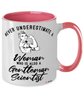 Gentleman Scientist Mug Never Underestimate A Woman Who Is Also A Gentleman Scientist Coffee Cup Two Tone Pink 11oz