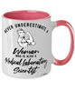 Medical Laboratory Scientist Mug Never Underestimate A Woman Who Is Also A Medical Laboratory Scientist Coffee Cup Two Tone Pink 11oz