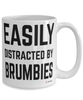 Funny Brumby Mug Easily Distracted By Brumbies Coffee Cup 15oz White