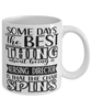 Funny Nursing Director Mug Some Days The Best Thing About Being A Nursing Director is Coffee Cup White