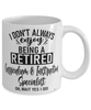 Funny Curriculum and Instruction Specialist Mug I Dont Always Enjoy Being a Retired Curriculum and Instruction Specialist Oh Wait Yes I Do Coffee Cup White