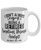 Funny Operations Research Analyst Mug I Dont Always Enjoy Being a Retired Operations Research Analyst Oh Wait Yes I Do Coffee Cup White