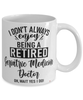 Funny Geriatric Medicine Doctor Mug I Dont Always Enjoy Being a Retired Geriatric Medicine Doctor Oh Wait Yes I Do Coffee Cup White