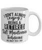 Funny Shift Maintenance Technician Mug I Dont Always Enjoy Being a Retired Shift Maintenance Tech Oh Wait Yes I Do Coffee Cup White