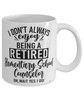 Funny Elementary School Counselor Mug I Dont Always Enjoy Being a Retired Elementary School Counselor Oh Wait Yes I Do Coffee Cup White