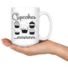 Baking Cupcakes Mug Cupcakes mmmmm 15oz White Coffee Mugs