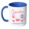 Baking Cupcakes Mug Cupcakes mmmmmm White 11oz Accent Coffee Mugs