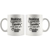 Baking Mug Cheaper Than Therapy And You Get Cupcakes 11oz White Coffee Mugs