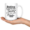 Baking Mug Cheaper Than Therapy And You Get Cupcakes 15oz White Coffee Mugs