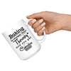 Baking Mug Cheaper Than Therapy And You Get Cupcakes 15oz White Coffee Mugs