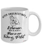 Banner Towing Pilot Mug Never Underestimate A Woman Who Is Also A Banner Towing Pilot Coffee Cup White